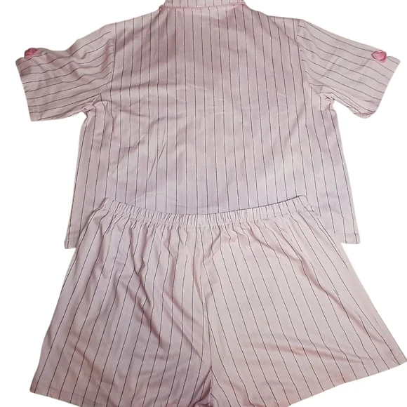 Hello Kitty Pink Striped Pajama Sleep Set – Size XL – NWT - Picture 2 of 13